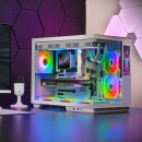 Mars Gaming MCMIRAGEW unité centrale Midi Tower Blanc