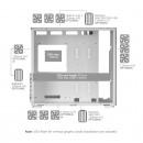 Mars Gaming MCNOVA unité centrale Tower Aluminium, Noir