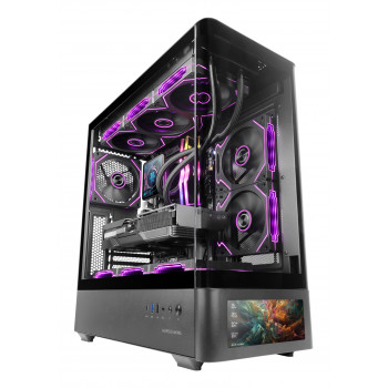 Mars Gaming MCLCDPRO unité centrale Midi Tower Noir