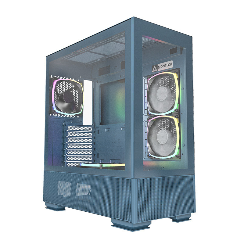 Montech SKY TWO Midi Tower Bleu