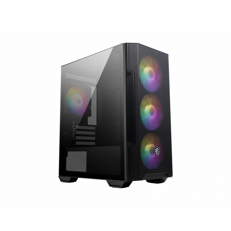 MSI MAG Forge M100R Midi Tower Noir, Transparent