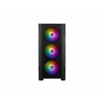 MSI MAG Forge M100R Midi Tower Noir, Transparent