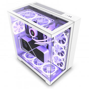 NZXT H9 Elite Midi Tower Blanc