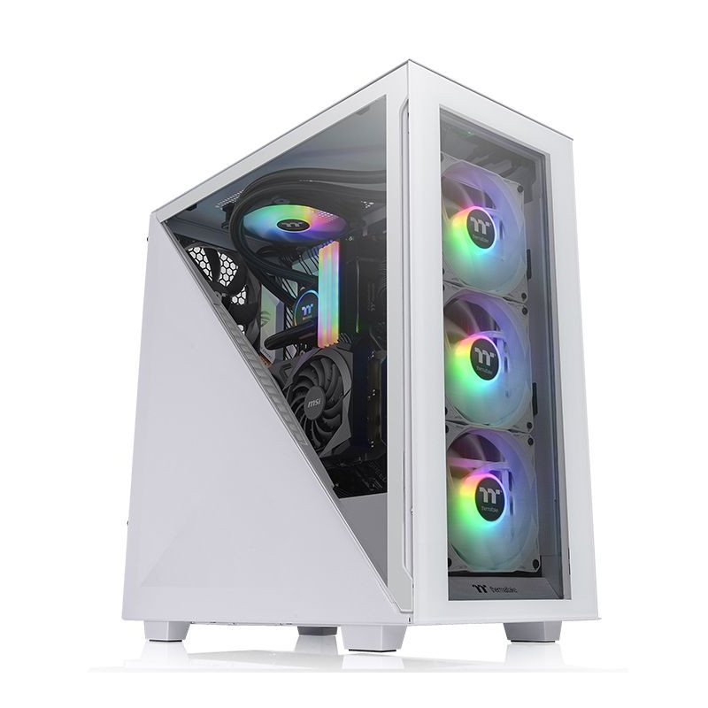 Thermaltake Divider 300 TG Snow Midi Tower Blanc