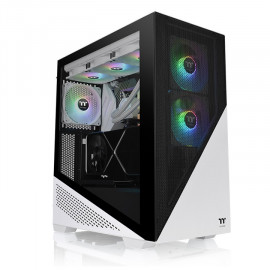 Thermaltake Divider 370 TG Midi Tower Noir, Blanc