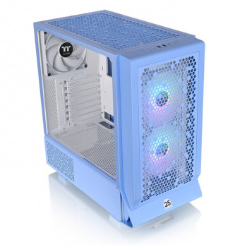 Thermaltake Ceres 330 TG Midi Tower Bleu