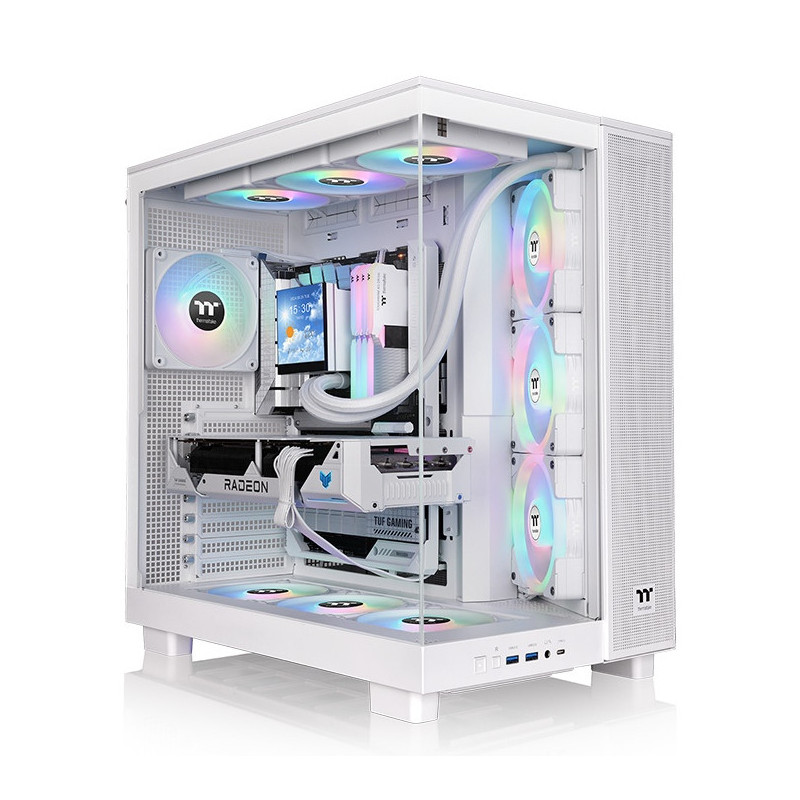 Thermaltake View 380 XL TG ARGB Midi Tower Blanc