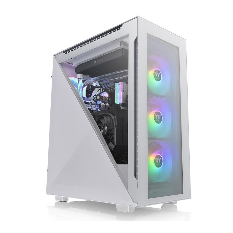 Thermaltake Divider 500 TG Snow ARGB Midi Tower Blanc