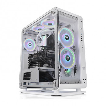 Thermaltake Core P6 Tempered Glass Snow Mid Tower Midi Tower Blanc