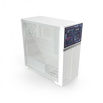 Valkyrie VK02 LCD White Midi Tower Blanc