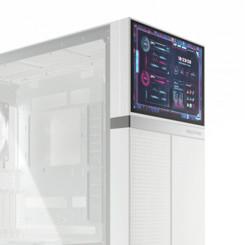 Valkyrie VK02 LCD White Midi Tower Blanc