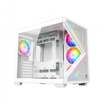 XYZ X-CS-QUBEX-W unité centrale Cube Blanc