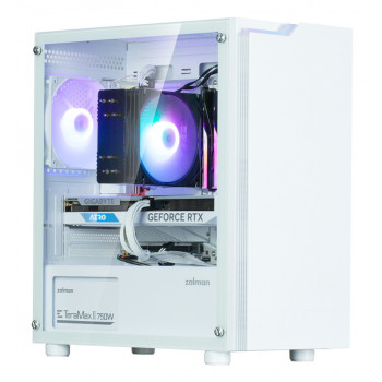 Zalman T4 PLUS Mini Tower Blanc