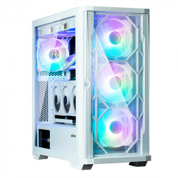 Zalman Z10 DUO WHITE unité centrale Midi Tower Blanc