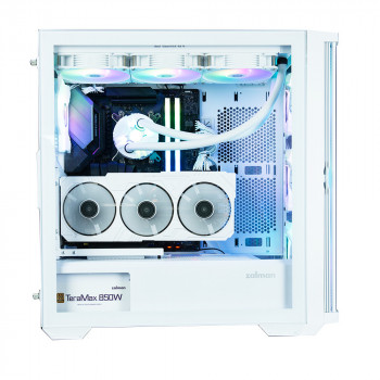 Zalman Z10 DUO WHITE unité centrale Midi Tower Blanc