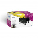 TooQ UMCS0004-B support pour unité centrale Support CPU de chariot Noir