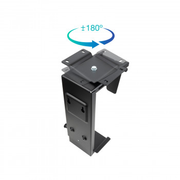 TooQ TQMUD01 support pour unité centrale Support de CPU monté sur bureau Noir