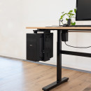 TooQ TQMUD01 support pour unité centrale Support de CPU monté sur bureau Noir