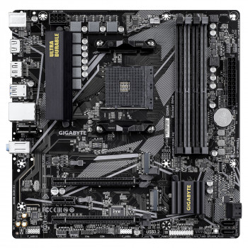 GIGABYTE B550M DS3H R2 Carte mère - Processeurs AMD Ryzen 5000, VRM 5+3 phases, jusqu'à 4733 MHz DDR4 (O.C.), 1x M.2 PCIe 4.0 +
