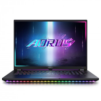 GIGABYTE AORUS MASTER 18 BZH Ordinateur Portable Gaming - 18,0“, 240Hz WQXGA, Intel Core 275HX, NVIDIA RTX 5090 GPU, 64Go DDR5