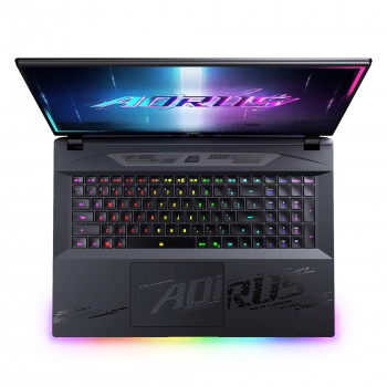 GIGABYTE AORUS MASTER 18 BZH Ordinateur Portable Gaming - 18,0“, 240Hz WQXGA, Intel Core 275HX, NVIDIA RTX 5090 GPU, 64Go DDR5