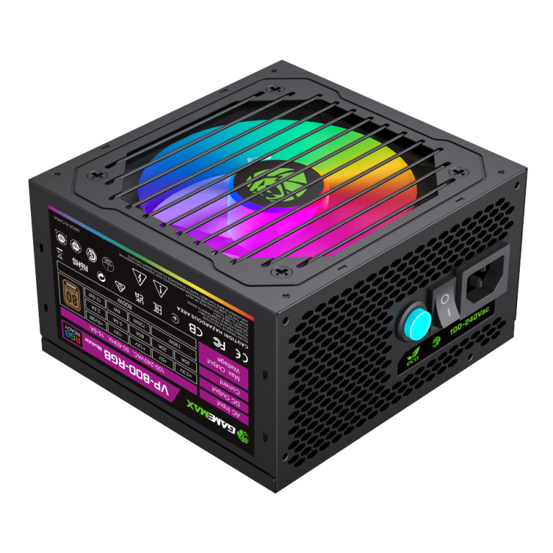 GameMax VP-800 RGB Modular – 80 Plus Bronze