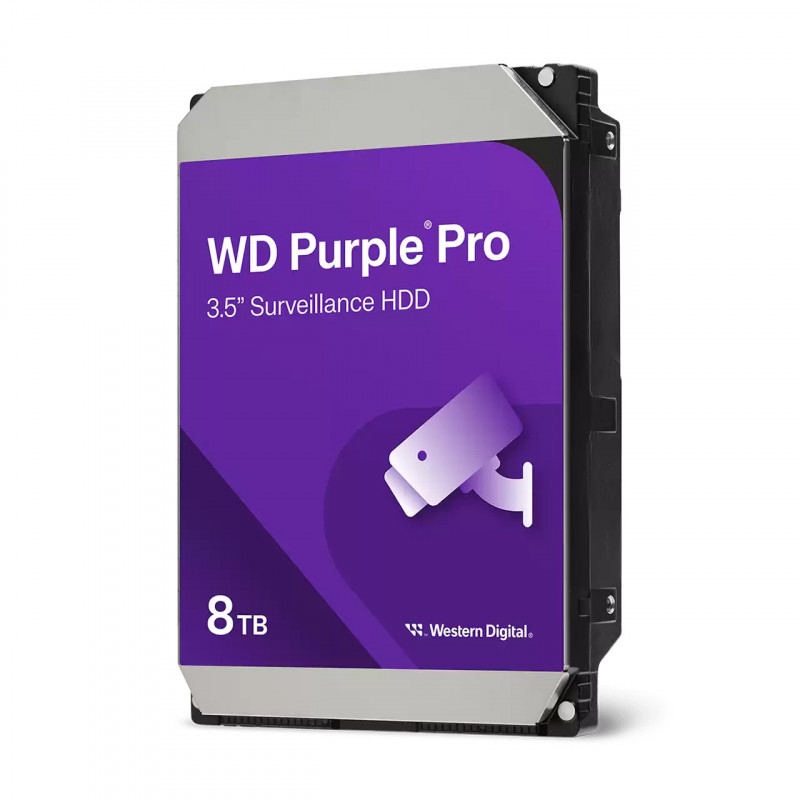 Western Digital Purple Pro Smart Video HDD 8TB disque dur 8 To 7200 tr min 3.5" SATA