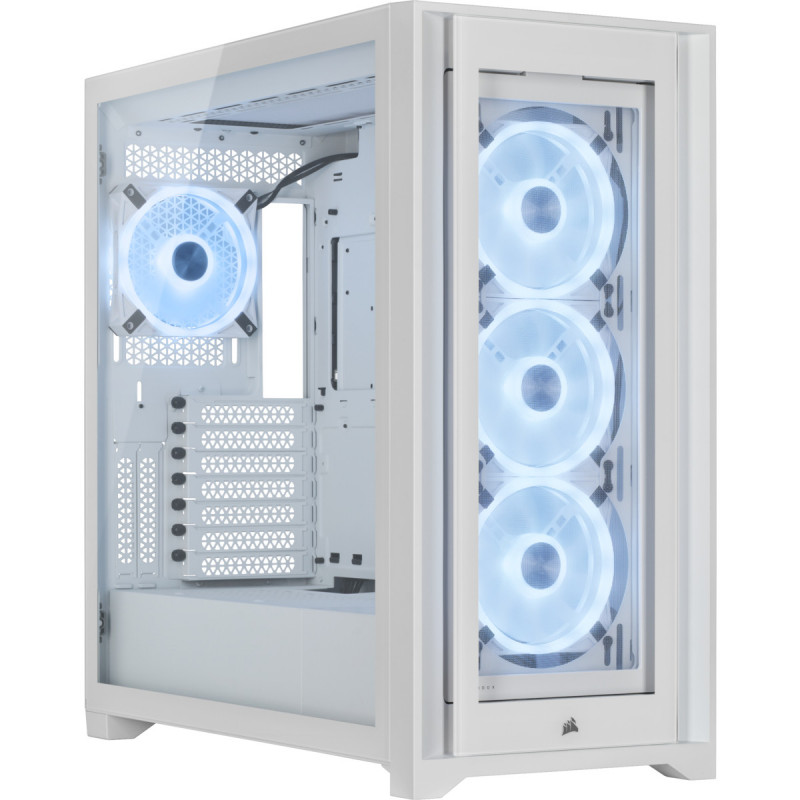 Corsair 5000X RGB QL Edition Midi Tower Blanc