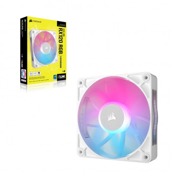Corsair iCUE LINK RX120 RGB Boitier PC Ventilateur 12 cm Blanc 1 pièce(s)