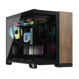 Corsair CC-9011286-WW unité centrale Midi Tower Noir, Noyer