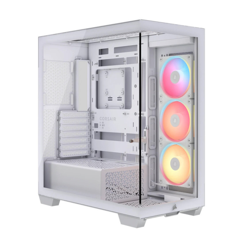 Corsair Midi Tower 3500X LXR LINK TG Blanc