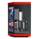 HYTE Y70 Touch Infinite Midi Tower Noir, Couleur cerise