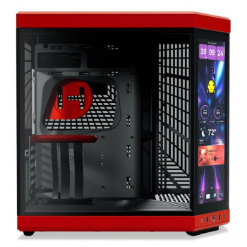 HYTE Y70 Touch Infinite Midi Tower Noir, Couleur cerise
