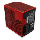 HYTE Y70 Touch Infinite Midi Tower Noir, Couleur cerise