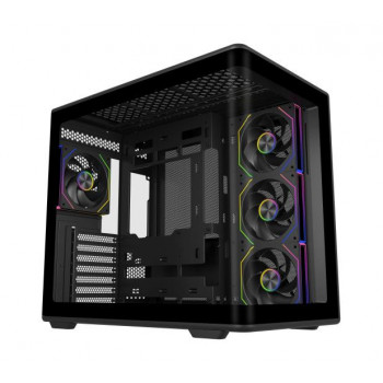 Cooler Master Elite 600 Tower Noir, Transparent