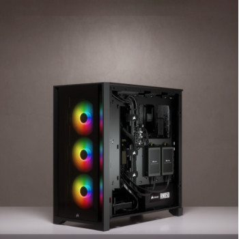 Corsair iCUE 4000X RGB Midi Tower Noir