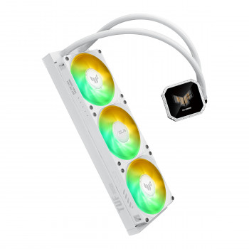 ASUS TUF Gaming LC III 360 ARGB LCD White Edition Processeur Refroidisseur de liquide tout-en-un 12 cm Blanc 1 pièce(s)