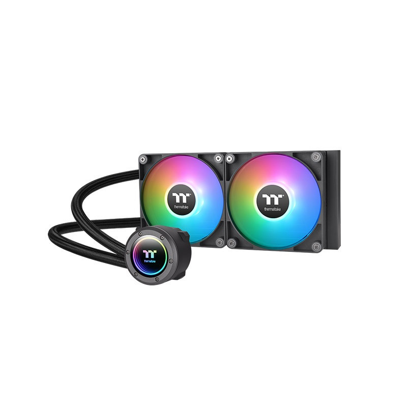 Thermaltake TT TH240 ARGB Processeur Refroidisseur de liquide tout-en-un 12 cm Noir 1 pièce(s)