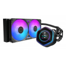Cooler Master MasterLiquid Atmos II 240 LCD Black Processeur Kit de refroidissement du liquide 12 cm Noir 1 pièce(s)