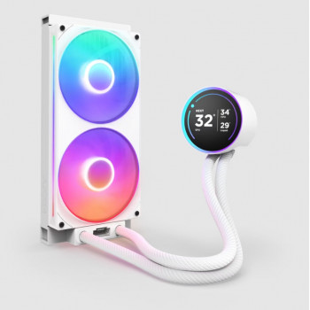 NZXT Kraken Elite 280 RGB Processeur Refroidisseur de liquide tout-en-un 14 cm Blanc 1 pièce(s)