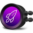 NZXT RL-KRZ53-01 système de refroidissement d’ordinateur Processeur Refroidisseur de liquide tout-en-un 12 cm Noir