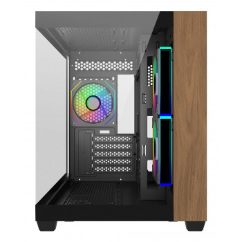 Cooler Master Elite 481 Wood Mini Tower Noir