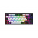 HATOR Skyfall 80 MAG ULTIMA 8K wireless clavier Gaming USB + RF Wireless + Bluetooth QWERTY Anglais britannique Noir, Blanc