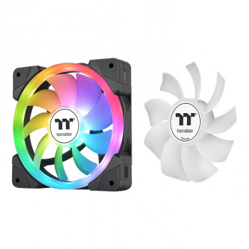 Thermaltake SWAFAN EX12 ARGB Boitier PC Refroidisseur d'air 12 cm Blanc 3 pièce(s)