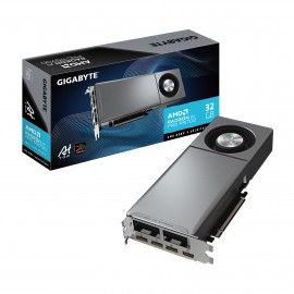 GIGABYTE Radeon AI PRO R9700 AI TOP 32G Carte Graphique – 32 Go GDDR6, 256 bits, PCI-E 5.0, 2920 MHz Fréquence du processeur, 3