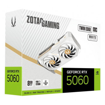 Zotac GAMING GeForce RTX 5060 Twin Edge OC White Edition NVIDIA 8 Go GDDR7