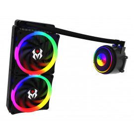 MRed AIRW-24 système de refroidissement d’ordinateur Processeur Kit de refroidissement du liquide 12 cm Noir 1 pièce(s)