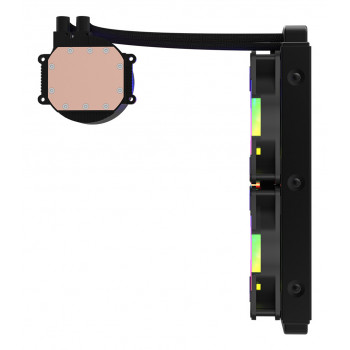 MRed AIRW-24 système de refroidissement d’ordinateur Processeur Kit de refroidissement du liquide 12 cm Noir 1 pièce(s)