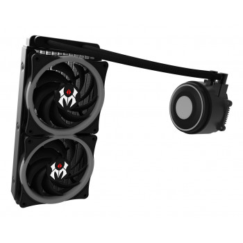 MRed AIRW-24 système de refroidissement d’ordinateur Processeur Kit de refroidissement du liquide 12 cm Noir 1 pièce(s)