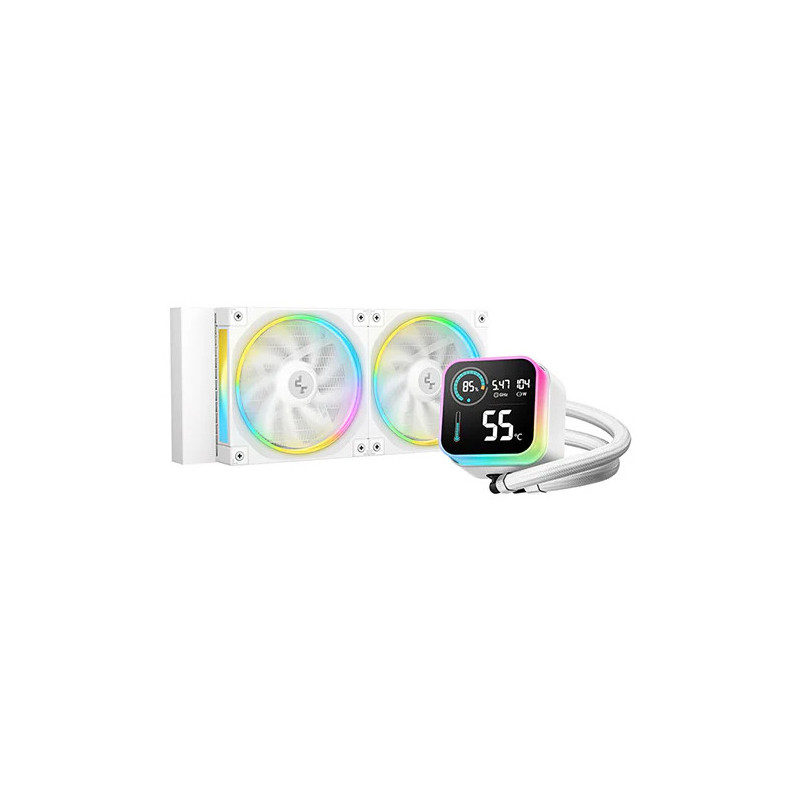 DeepCool LQ240 White Processeur Kit de refroidissement du liquide 12 cm Blanc 1 pièce(s)